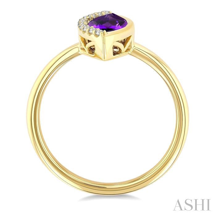 ASHI Marquise Shape Gemstone & Diamond Ring 50939PPTGAMYG