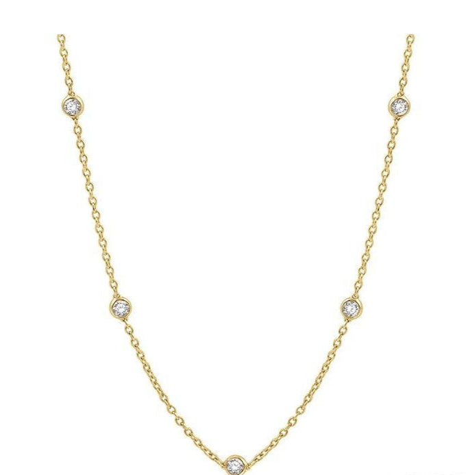 Parkplace Jewelers Diamond Station Necklace 990A1PPFHNKYG