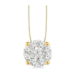 Parkplace Jewelers Round Shape Lovebright Essential Diamond Solitaire Pendant 91756PPFGPDYW