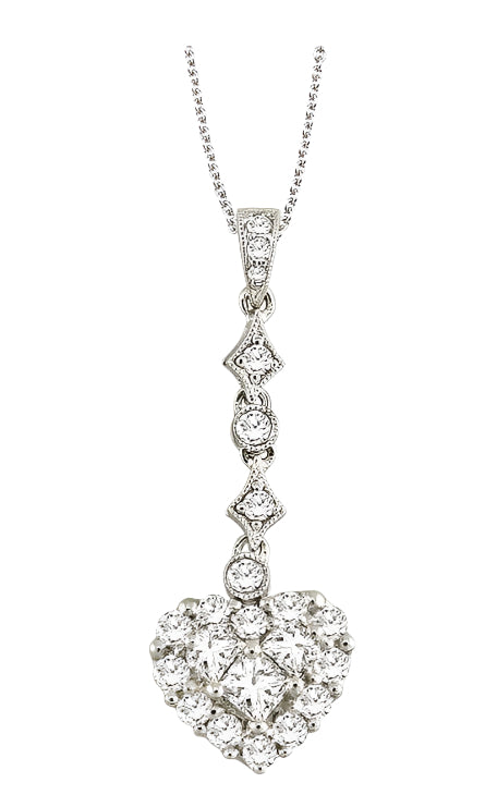 Parkplace Jewelers Heart Shape Diamond Pendant 92561PPEVPDWG