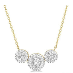 Parkplace Jewelers Round Shape Past Present & Future Lovebright Essential Diamond Necklace 99622PPFGNKYW