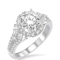 Parkplace Jewelers Round Shape Semi-Mount Halo Diamond Engagement Ring 259A1PPFRWG-SM