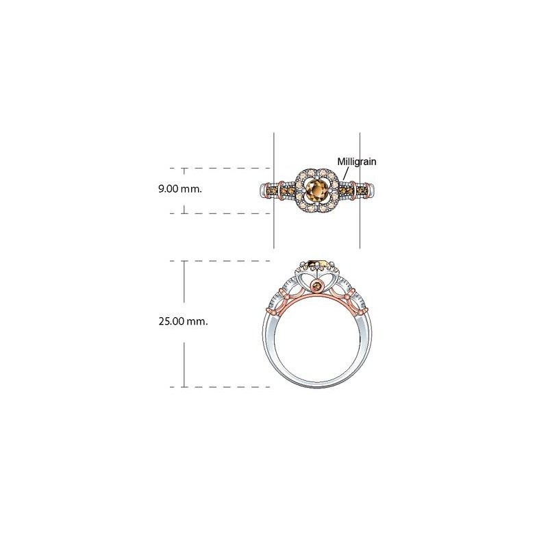Le Vian 14K Two Tone Gold Ring TRXT 2