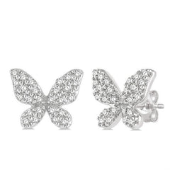 Parkplace Jewelers Butterfly Petite Diamond Fashion Earrings 641A7PPFSERWG