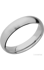 5 mm wide Domed Titanium band.