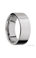 8 mm wide Flat Cobalt Chrome band.