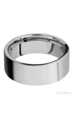 8 mm wide Flat Cobalt Chrome band.