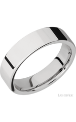 6 mm wide Flat Cobalt Chrome band.