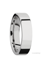 6 mm wide Flat Cobalt Chrome band.