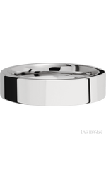 6 mm wide Flat Cobalt Chrome band.