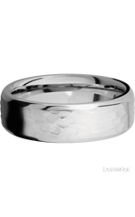 7 mm wide Beveled Cobalt Chrome band.