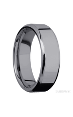 7 mm wide Beveled Tantalum band.