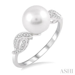 ASHI Pearl & Diamond Fashion Ring 55889PPFSWPWG