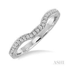 ASHI Diamond Wedding Band 21668PPFCWG-WB