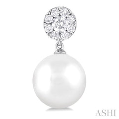 ASHI Pearl & Lovebright Diamond Fashion Earrings 56366PPFGERWPWG