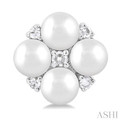 ASHI Pearl & Diamond Fashion Earrings 56399PPTGERWPWG