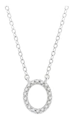 Parkplace Jewelers Block 'O' Initial Diamond Pendant 912F9PPTSPDWG-O