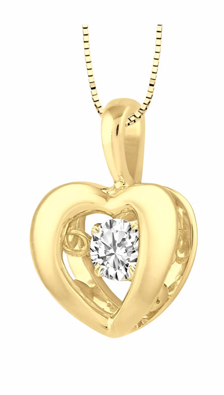 Parkplace Jewelers Heart Shape Emotion Diamond Pendant 69229PPTXPDYG