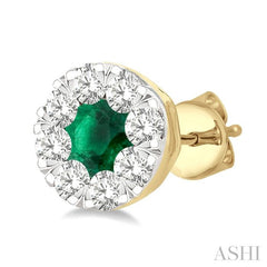 ASHI Lovebright Gemstone & Diamond Earrings 58683PPFGEREMYW