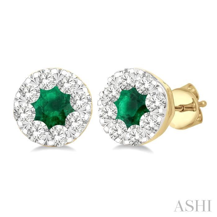ASHI Lovebright Gemstone & Diamond Earrings 58683PPFGEREMYW