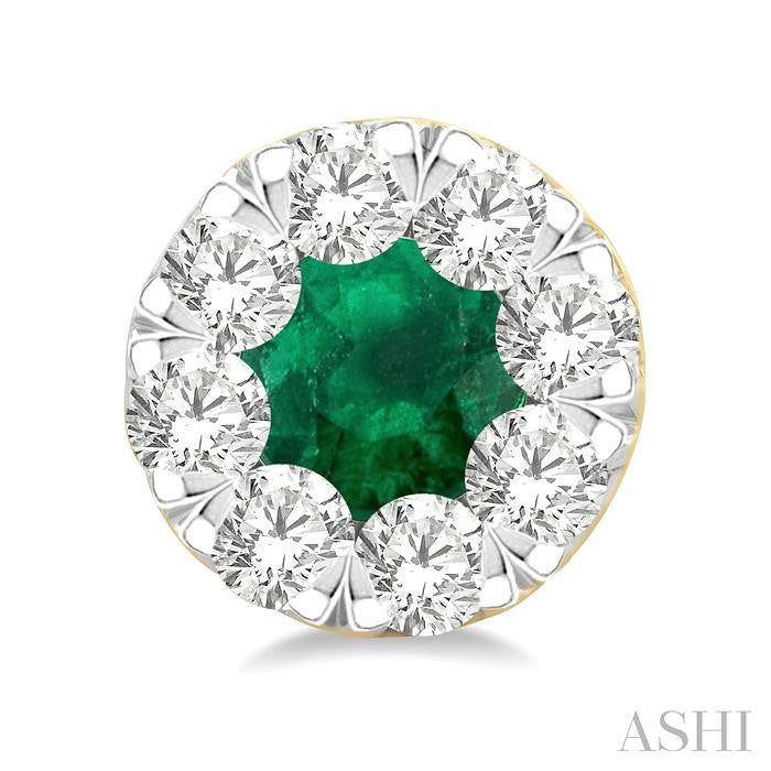 ASHI Lovebright Gemstone & Diamond Earrings 58683PPFGEREMYW