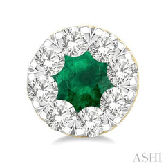 ASHI Lovebright Gemstone & Diamond Earrings 58683PPFGEREMYW