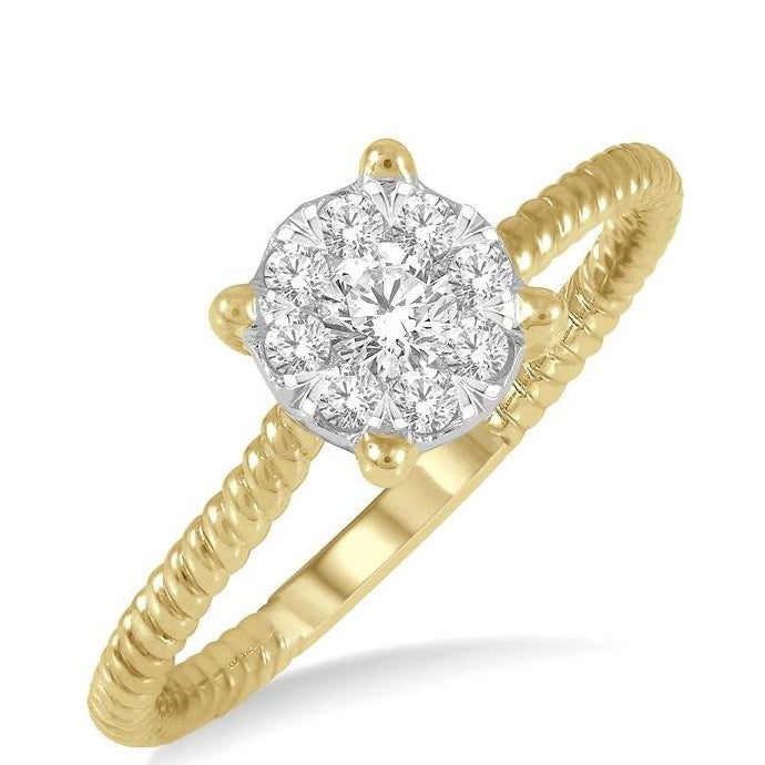 Parkplace Jewelers Round Shape Lovebright Diamond Ring 148F5PPFHYW