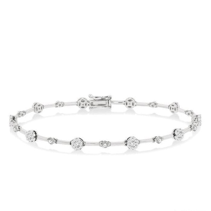 Parkplace Jewelers Lovebright Diamond Bar Bracelet 70281PPFGWG