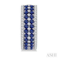 ASHI Gemstone & Diamond Hoop Earrings 59072PPFGERSPWG