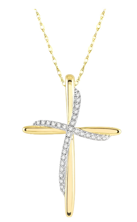 Parkplace Jewelers Cross Diamond Fashion Pendant 956A8PPTSPDYG