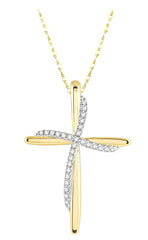 Parkplace Jewelers Cross Diamond Fashion Pendant 956A8PPTSPDYG