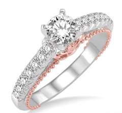 Parkplace Jewelers Round Shape Diamond Engagement Ring 202C2PPFHWP-LE