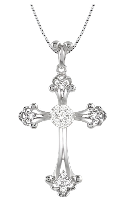 Parkplace Jewelers Cross Lovebright Diamond Fashion Pendant 914C6PPFHPDWG