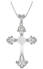 Parkplace Jewelers Cross Lovebright Diamond Fashion Pendant 914C6PPFHPDWG