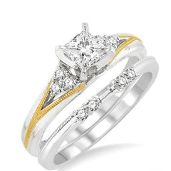 Parkplace Jewelers Princess Shape Diamond Wedding Set 14843PPFHWY-WS