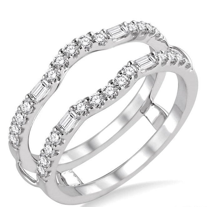 Parkplace Jewelers Baguette Diamond Insert Ring 29463PPFHWG