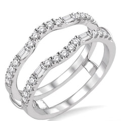Parkplace Jewelers Baguette Diamond Insert Ring 29463PPFHWG