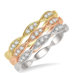 Parkplace Jewelers Stackable Diamond Band Set 34086PPFG3T-BS