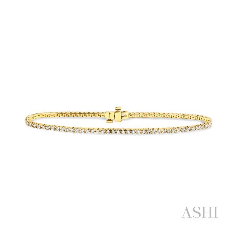 ASHI Diamond Tennis Bracelet 70161PPFGYG