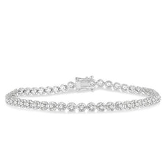 Parkplace Jewelers Illusion Diamond Tennis Bracelet 70252PPTGWG