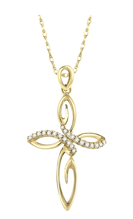 Parkplace Jewelers Cross Diamond Fashion Pendant 95689PPFNPDYG