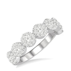 Parkplace Jewelers Round Shape 7 Stone Lovebright Essential Diamond Wedding Band 152D2PPFGWG