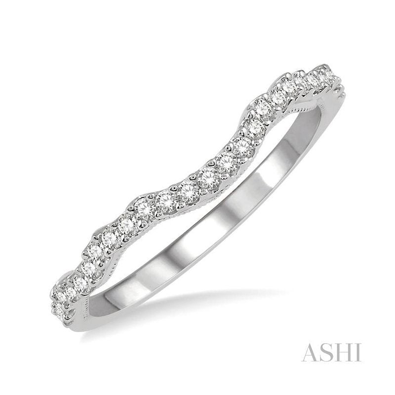 ASHI Diamond Wedding Band 262F7PPFHWG-WB