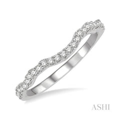 ASHI Diamond Wedding Band 262F7PPFHWG-WB