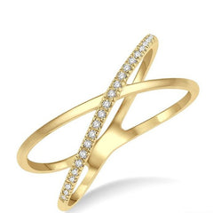 Parkplace Jewelers Criss Cross Diamond Fashion Ring 376C8PPTSYG
