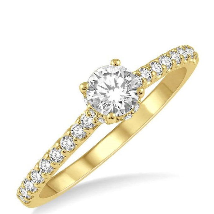 Parkplace Jewelers Round Shape Diamond Engagement Ring 259J4PPFHYG-LE