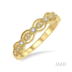 ASHI Stackable Diamond Wedding Band 310A8PPFHYG