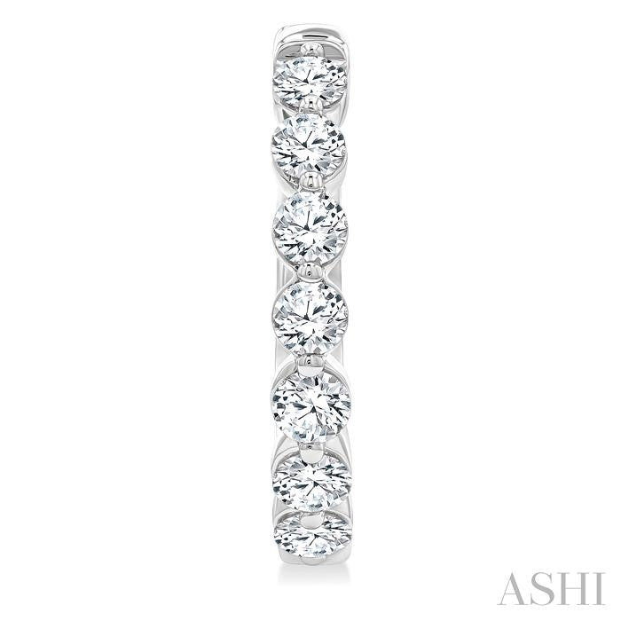 ASHI Diamond Hoop Earrings 620H0PPFGERWG-2.0