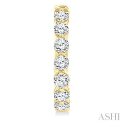 ASHI Diamond Hoop Earrings 620H0PPFGERYG-2.0