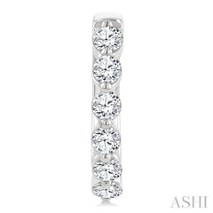 ASHI Diamond Hoop Earrings 620H1PPFGERWG